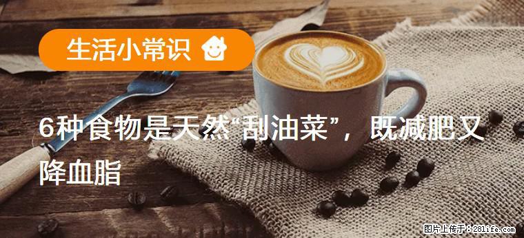 【生活小常识】6种食物是天然“刮油菜”,既减肥又降血脂 - 保山生活资讯 - 保山28生活网 bs.28life.com